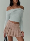 PRINCESS POLLY COECOE OFF THE SHOULDER SWEATER