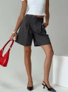 PRINCESS POLLY IN OFFICE LONGLINE SHORTS