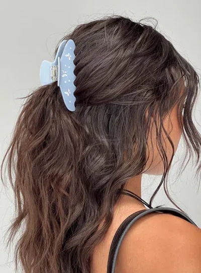 Princess Polly Alonzo Butterfly Claw Clip In Blue