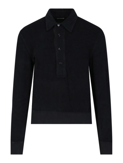 Tom Ford Polo Sweater In Black