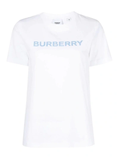Burberry Logo Cotton T-shirt In Multi-colored