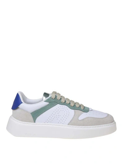 Furla Sneaker Basic Model In Multicolored Synthetic Leather In Blue