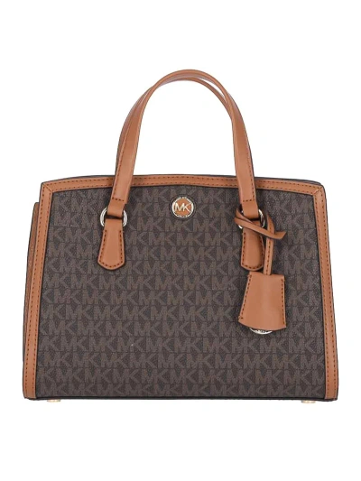 Michael Kors Small Messenger Bag "chantal" In Brown