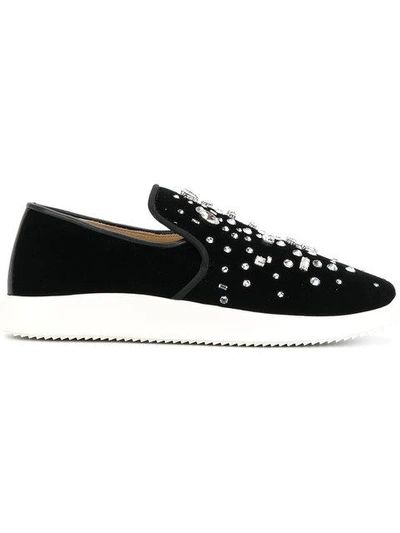 Giuseppe Zanotti The Dazzling Kim Sneakers In Black