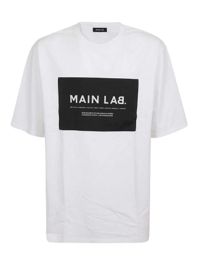 Balmain Main Lab - Label T-shirt In White