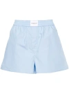 ALEXANDER WANG ALEXANDER WANG LOGO PATCH SHORTS