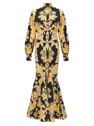 Etro Venus Dresses In Yellow