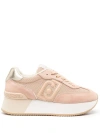 Liu •jo Dreamy Mesh Sneakers In Beige