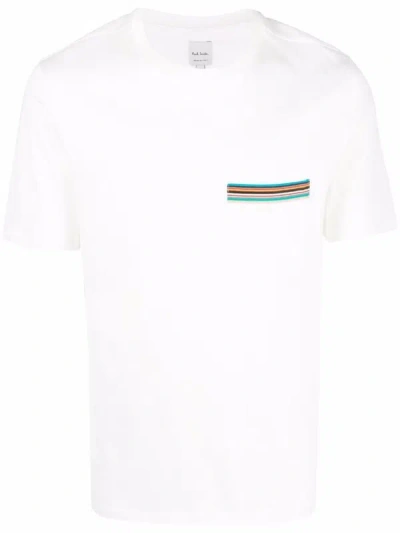 Paul Smith Pocket Detail T-shirt In White