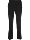 Seventy Cropped Tailored Trousers In Black