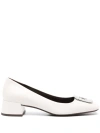 Tory Burch Georgia 35mm Leather Pumps In Beige