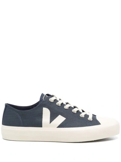 Veja Wata Ii Canvas Trainers In Blue