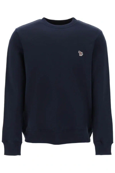 Ps By Paul Smith Ps Paul Smith Zebra Logo Sweatshirt In Blue