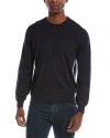 Brunello Cucinelli English Rib Knit Sweater In Blue