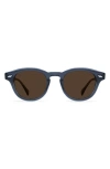 Raen Kostin Pol S555 Round Polarized Sunglasses In Brown