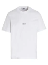 Msgm T-shirt Bianca Logo Minimal