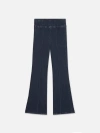 Frame Jetset Crop Hoch Sitzende Bootcut-jeans In Blue
