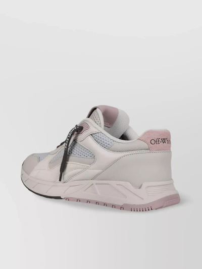 Off-white Sneakers In Off Light Blue Lilac