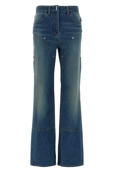 Givenchy Wide Leg Jeans Blue