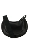 ISABEL MARANT ISABEL MARANT WOMAN BLACK LEATHER MINI MOON SHOULDER BAG