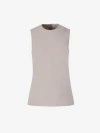 Ami Alexandre Mattiussi Ami Paris Viscose Fluid Top In Gris Pedra
