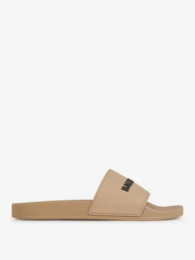 Balenciaga Pool Slide Bal Logo In Slip-on Style