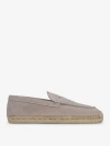 Christian Louboutin Paquepapa Suede Espadrille Loafers In Moccasin Design