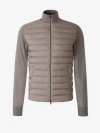 Herno Man Puffer Grey Size 40 Polyamide In Taupe