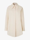 Jil Sander Pointed Collar Long-sleeved Shirt In Nude