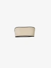 Totême Strapless Bikini Top With Contrasting Edges In Beix