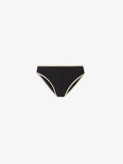 Totême Black Stripe Edge Bikini In Negre