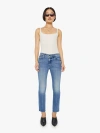 Mother Petites The Lil Mid Rise Dazzler Ankle We The Animals Jeans In Blue - Size 32 In Blue
