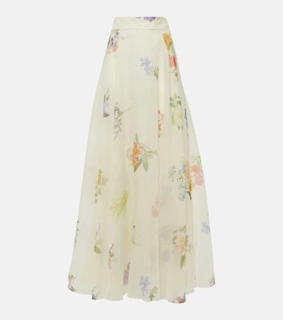 Zimmermann Maxi Skirt In Multicolor