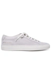 COMMON PROJECTS COMMON PROJECTS 'CONTRAST ACHILLES' SUEDE NUDE SNEAKERS