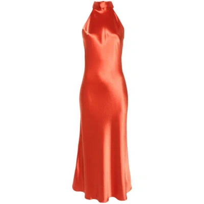 Galvan Dresses In Orange