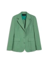 Weekend Max Mara Lamine Blazer In Green