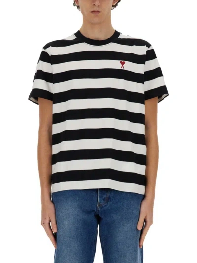 Ami Alexandre Mattiussi Ami Paris T-shirts In Striped
