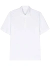 Circolo 1901 Piqué Weave Polo Shirt With Short Sleeves In White