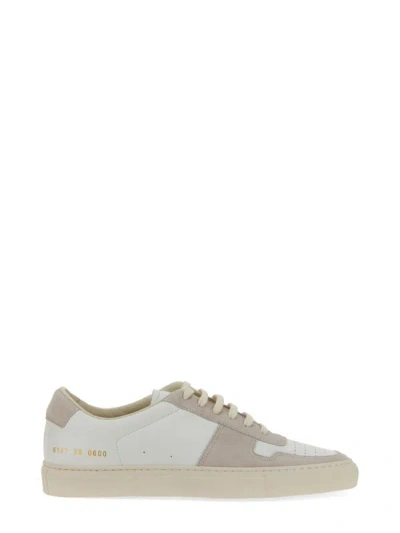 Common Projects Bball Panelled Trainers In Nude