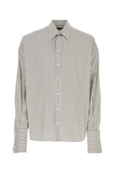 Dolce & Gabbana Cotton Shirt With Striped Pattern In Rigato