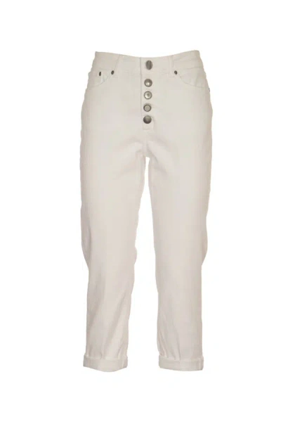 Dondup Pant Koons Gioiello In Bianco