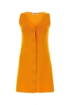 Jil Sander Sleeveless V-neck Ribbed Knit Dress In 832