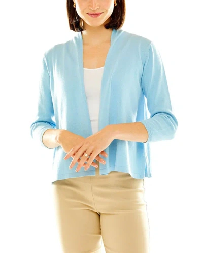 Sara Campbell Jackie Cashmere-blend Cardigan In Blue