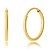 Max + Stone 14k Yellow Gold 25mm Endless Hoops In Gold