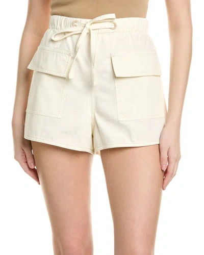 Tanya Taylor Women's Tate Drawstring Denim Shorts In Beige