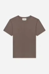 Frame Logo Tee In Dry Rose In Multi