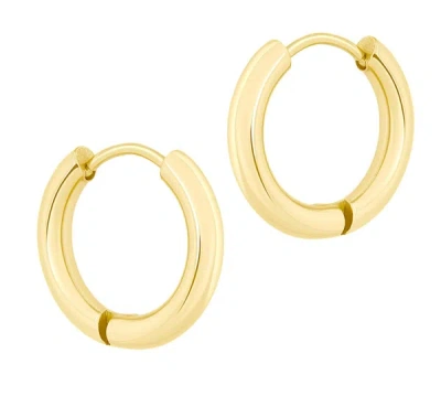 ELECTRIC PICKS MINI RINGO HOOPS IN GOLD