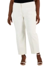 ANNE KLEIN PLUS WOMENS HIGH RISE BUSINESS ANKLE PANTS