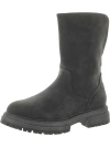 ROXY AUTUMN WOMENS FAUX LEATHER COZY BOOTIES