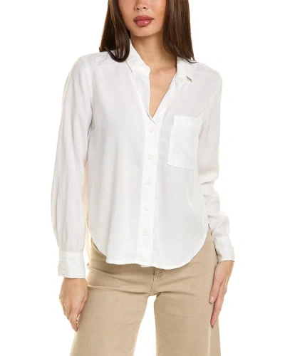 Bella Dahl Long Sleeve Button Front Shirt In White